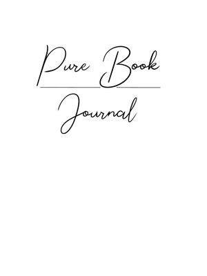cover image of Pure Book Journal